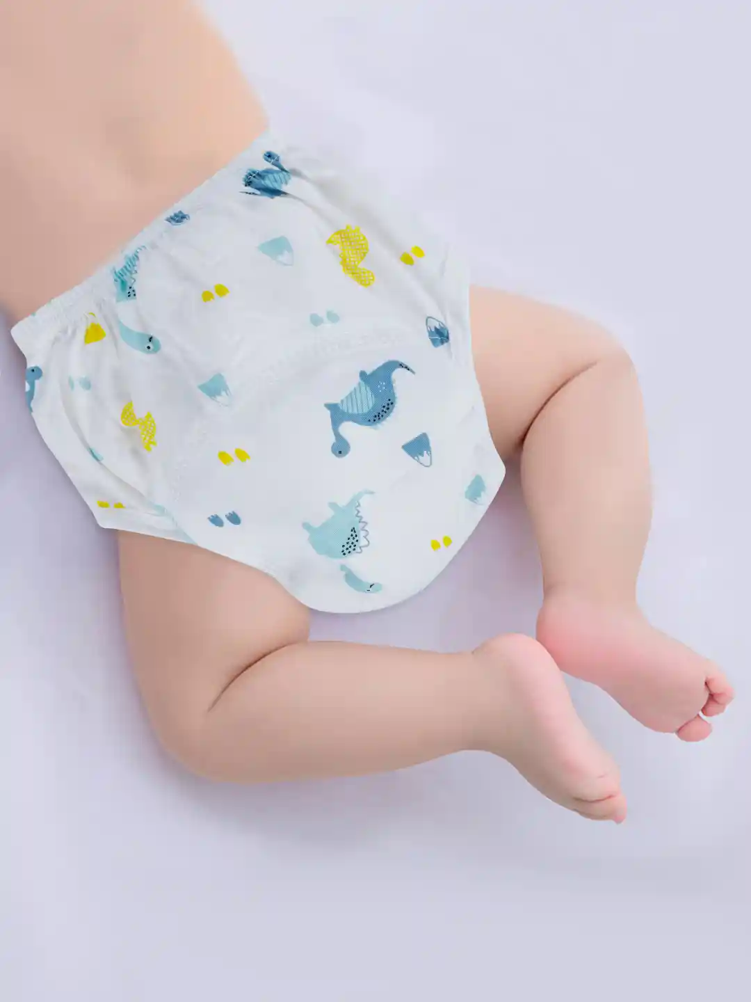Buy Baby Moo White Blue Printed Waterproof Reusable Cloth