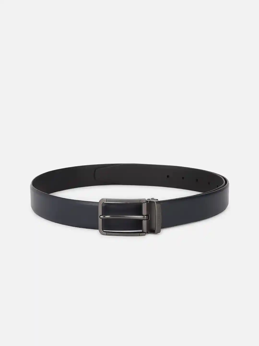 Buy Van Heusen Men Navy Blue Leather Formal Belt Belts for Men