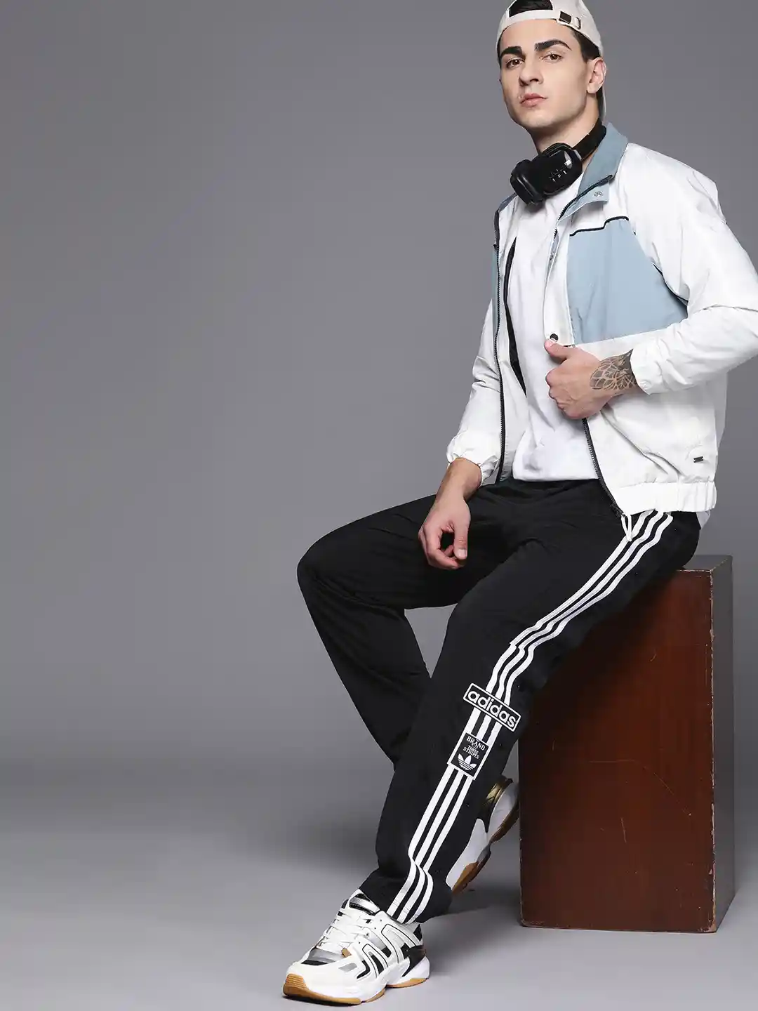 Adidas Track Pants Pants Men Fashion 3-Stripes Tricot Regular