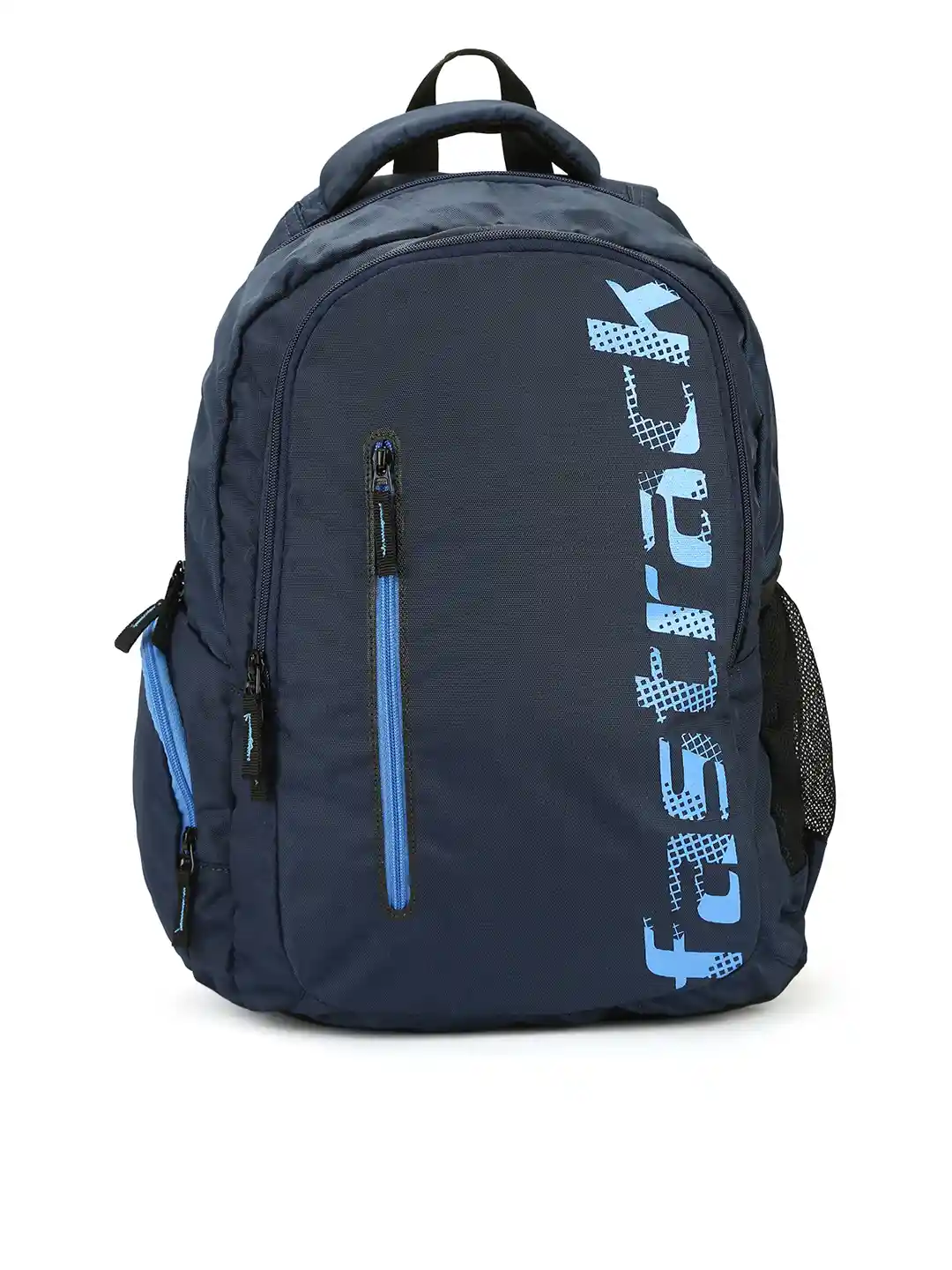 Laptop Fastrack Rucksack Bags Fastrack Men Navy Blue Brand Logo