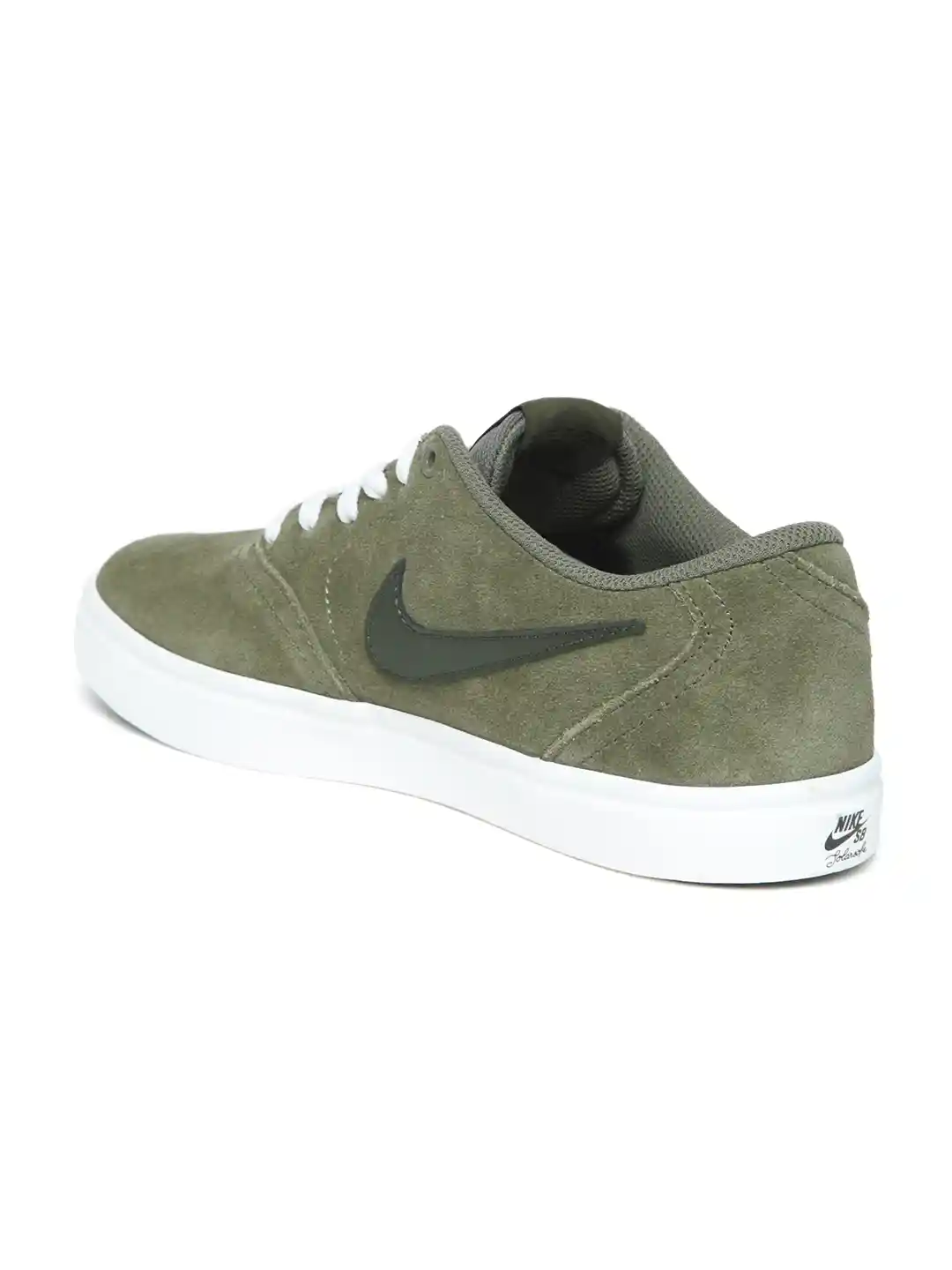 Buy Nike Men Olive Green SB CHECK SOLAR Skate Shoes Casual Shoes