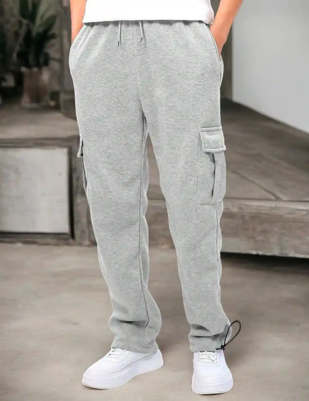 Buy NOBERO Men Onyx Oversized Relaxed Fit Soft Functional Mid-Rise