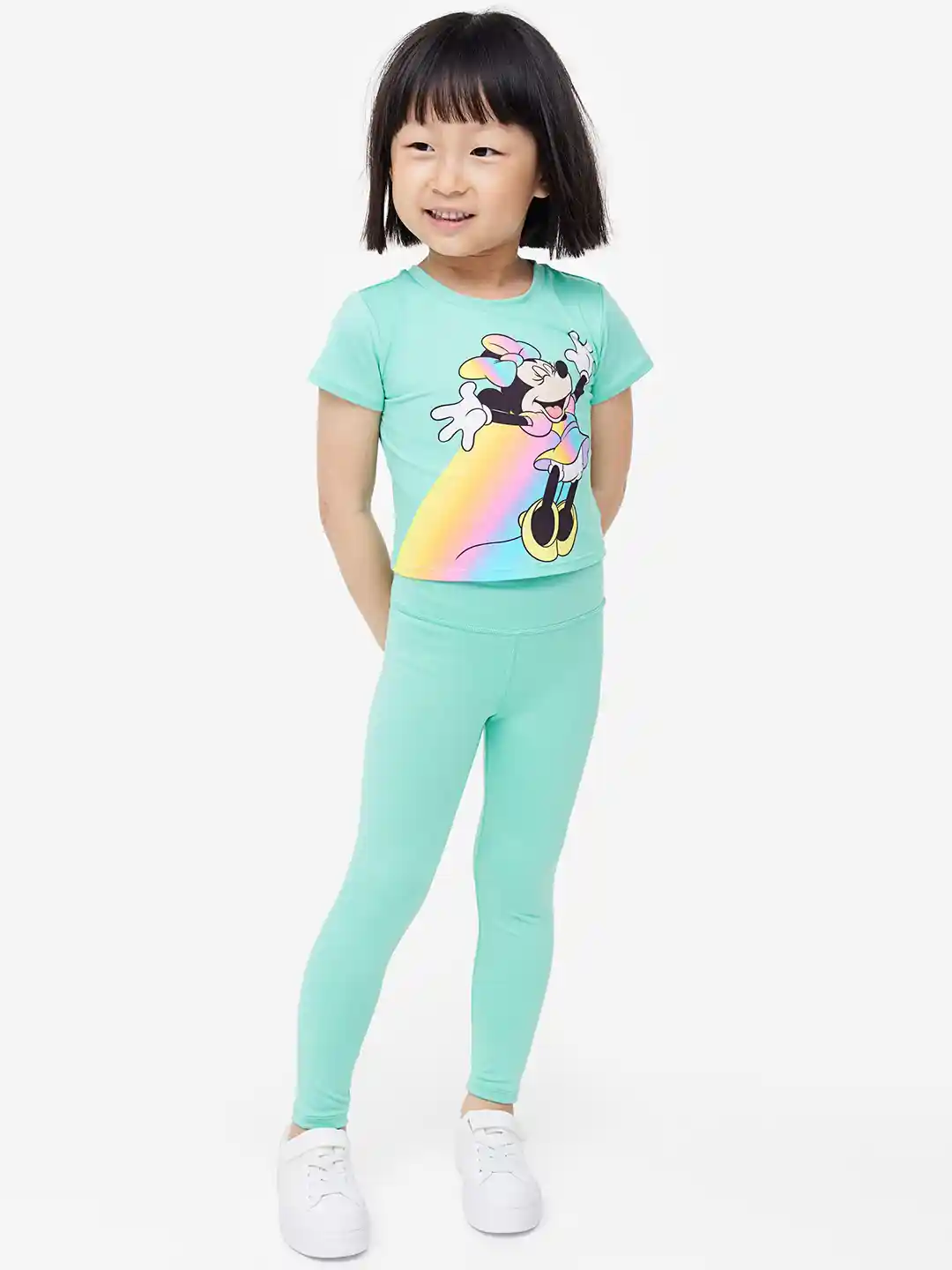 Buy H&M Girls 2-Piece Minnie Mouse Printed Sports Set Tracksuits