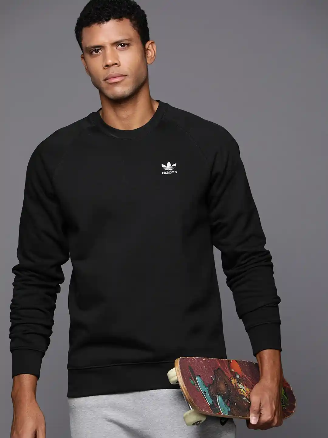 Buy ADIDAS Originals Trefoil Essential Crewneck Sweatshirt
