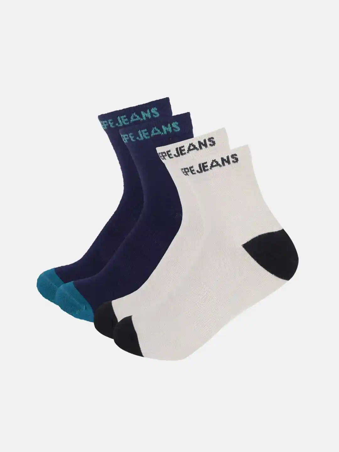 Buy Pepe Jeans Men Pack Of Colorblocked Above Ankle Length Socks