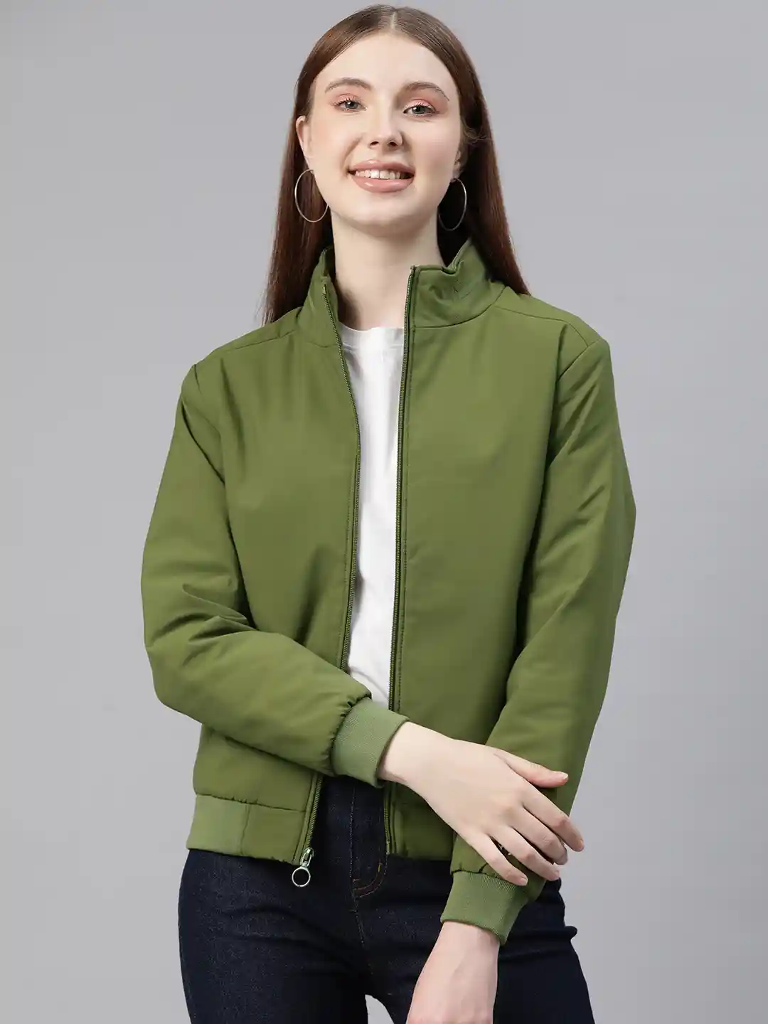 Buy Foreign Culture By Fort Collins Mock Collar Bomber Jacket