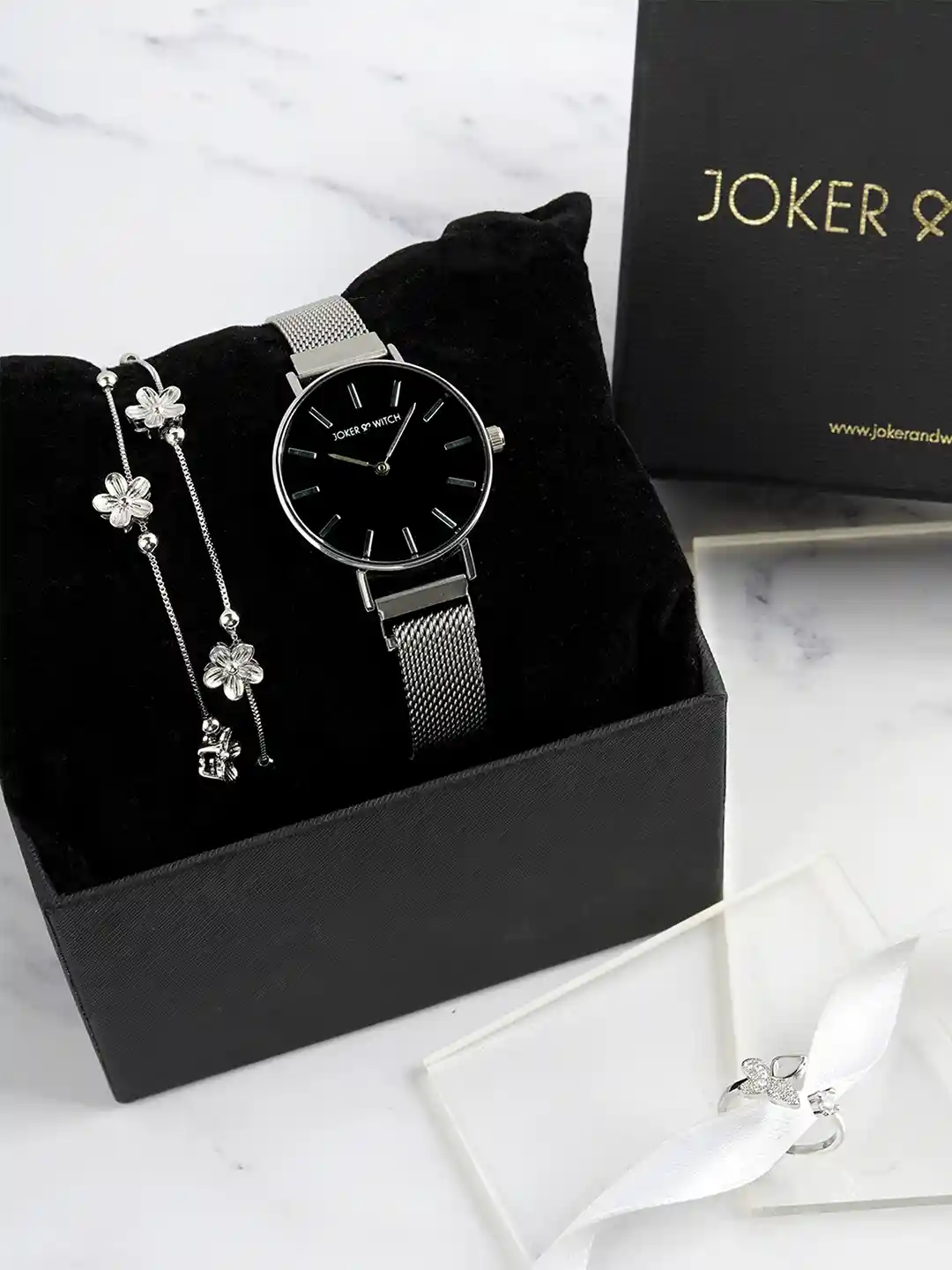 Buy JOKER WITCH Women Sirius Star Love Triangle Watch Gift Set