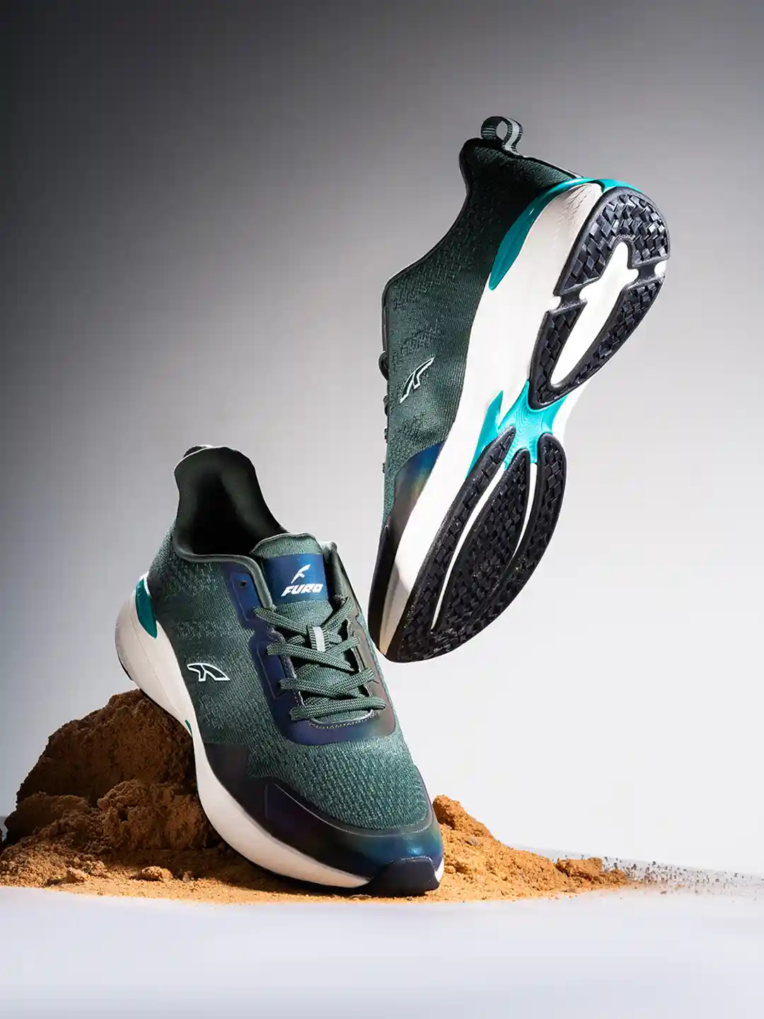 Buy FURO by Red Chief Men Dri-FIT Lightweight Mesh Walking Shoes - Main Image