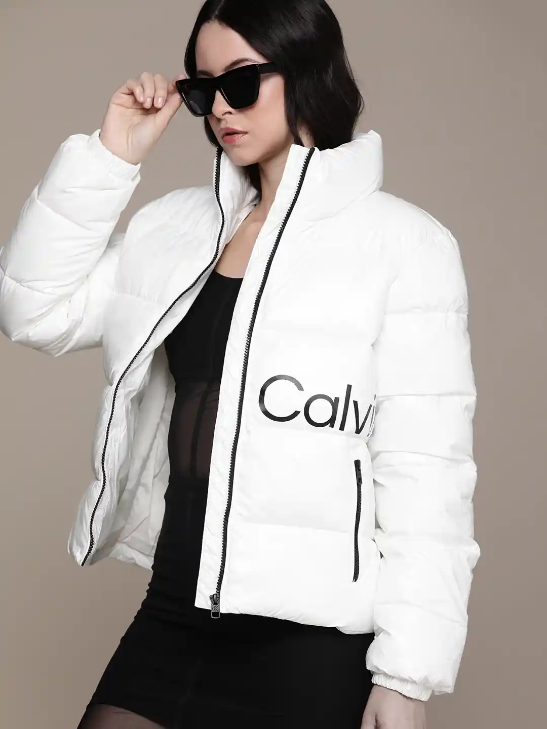 Buy Calvin Klein Jeans Brand Logo Printed Puffer Jacket Jackets
