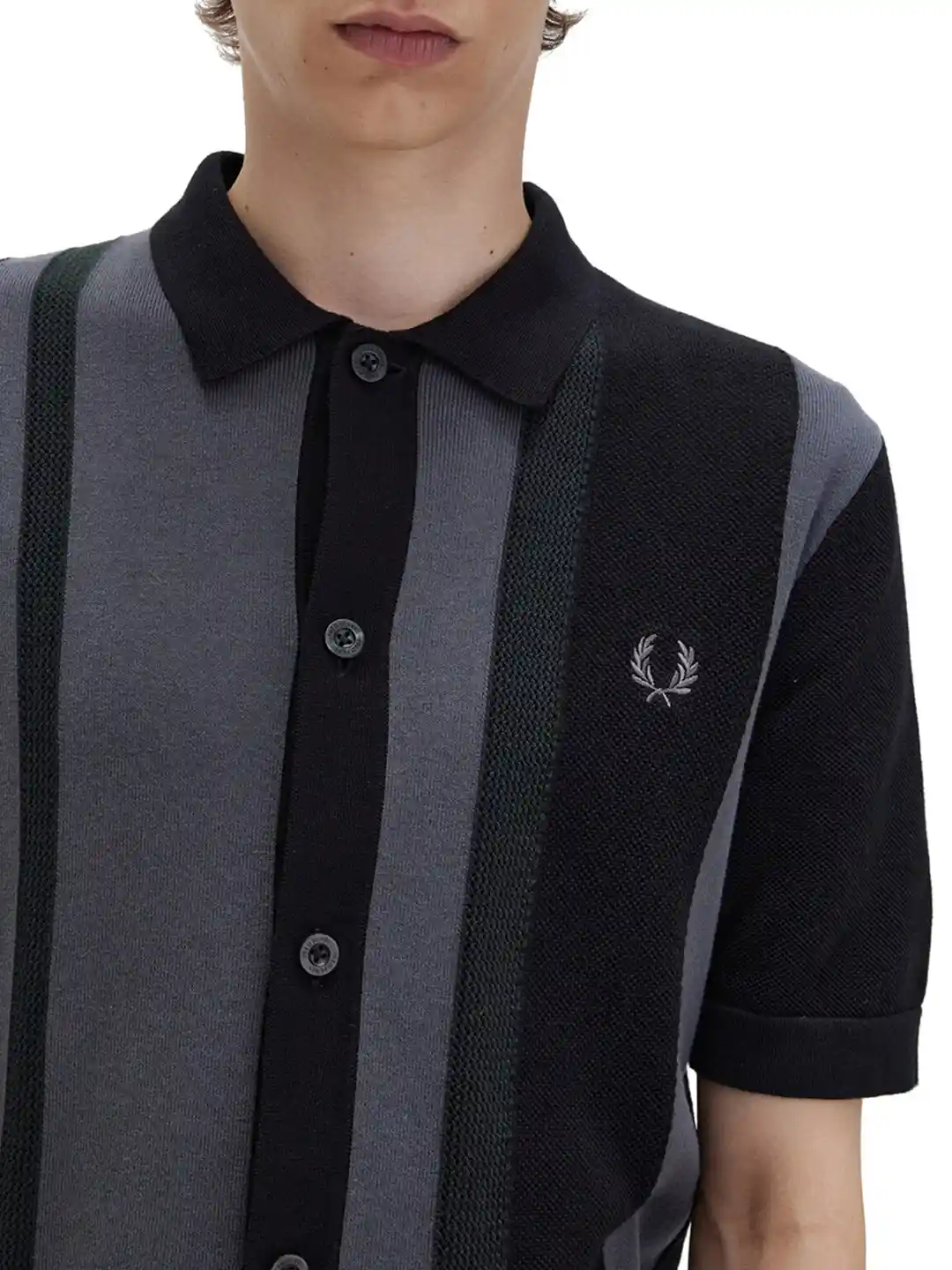 Buy Fred Perry Vertical Striped Cotton Casual Shirt Shirts for