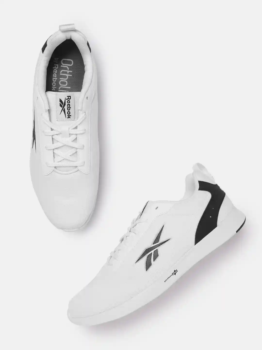 Reebok Men Woven Design Orbit Move Walking Shoes with Brand Logo Detail