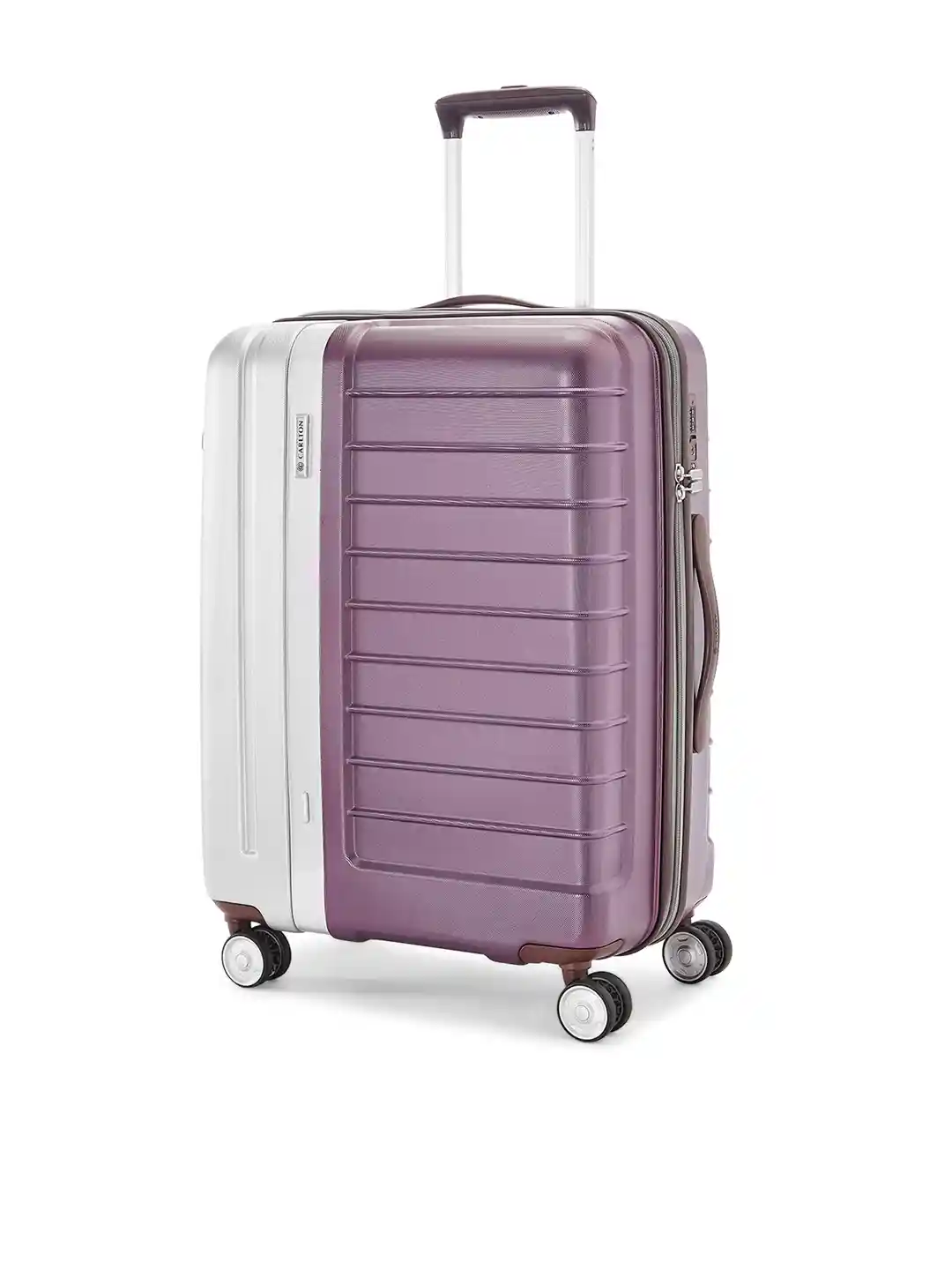 Buy CARLTON DUALTONE Textured Medium Trolley Bag Trolley Bag for