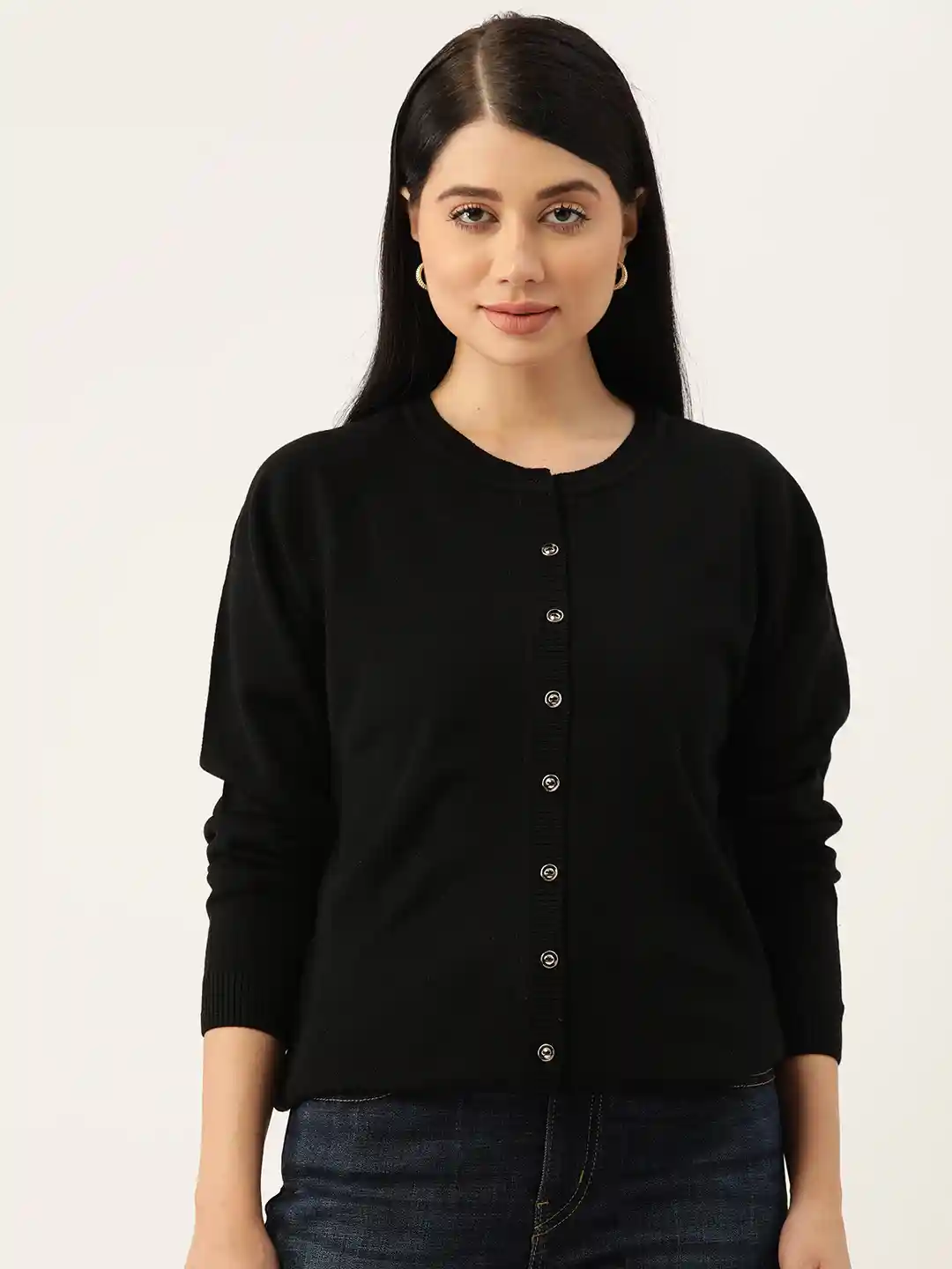 Buy Monte Carlo Round Neck Cardigan Sweaters for Women 23913978