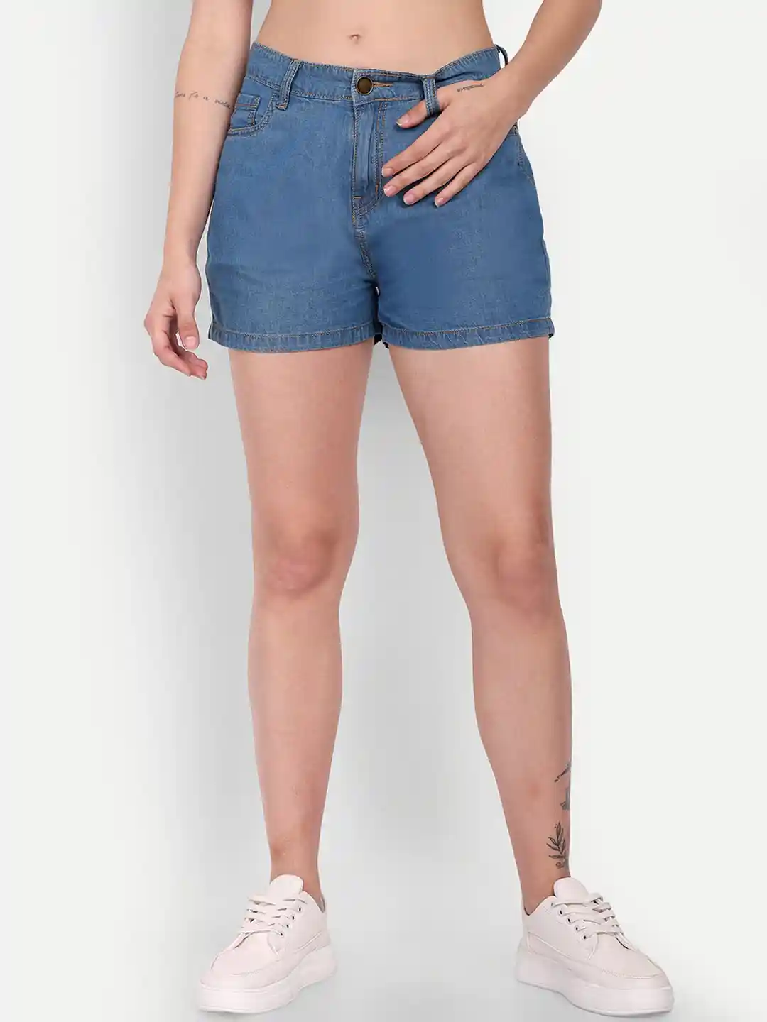 Pants Shorts High Rise Roadster Women High-Rise Denim Hot Pants Shorts