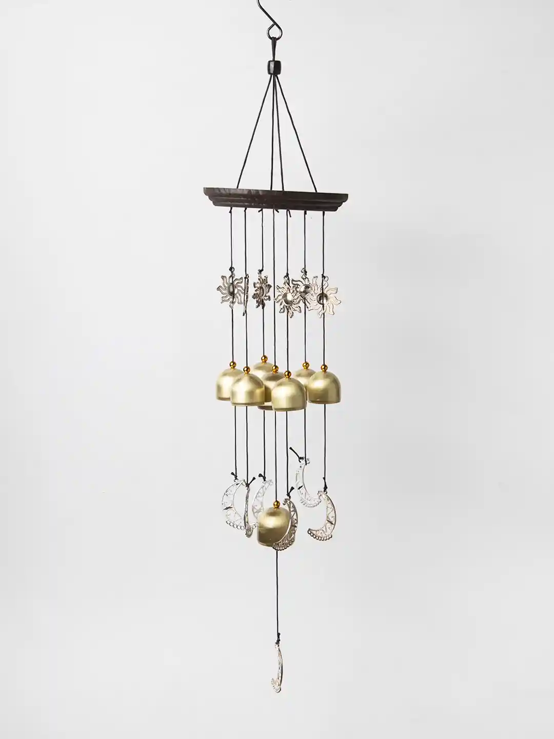 Buy Market99 Beige Half-Moon & Bell Decorative Wind Chime