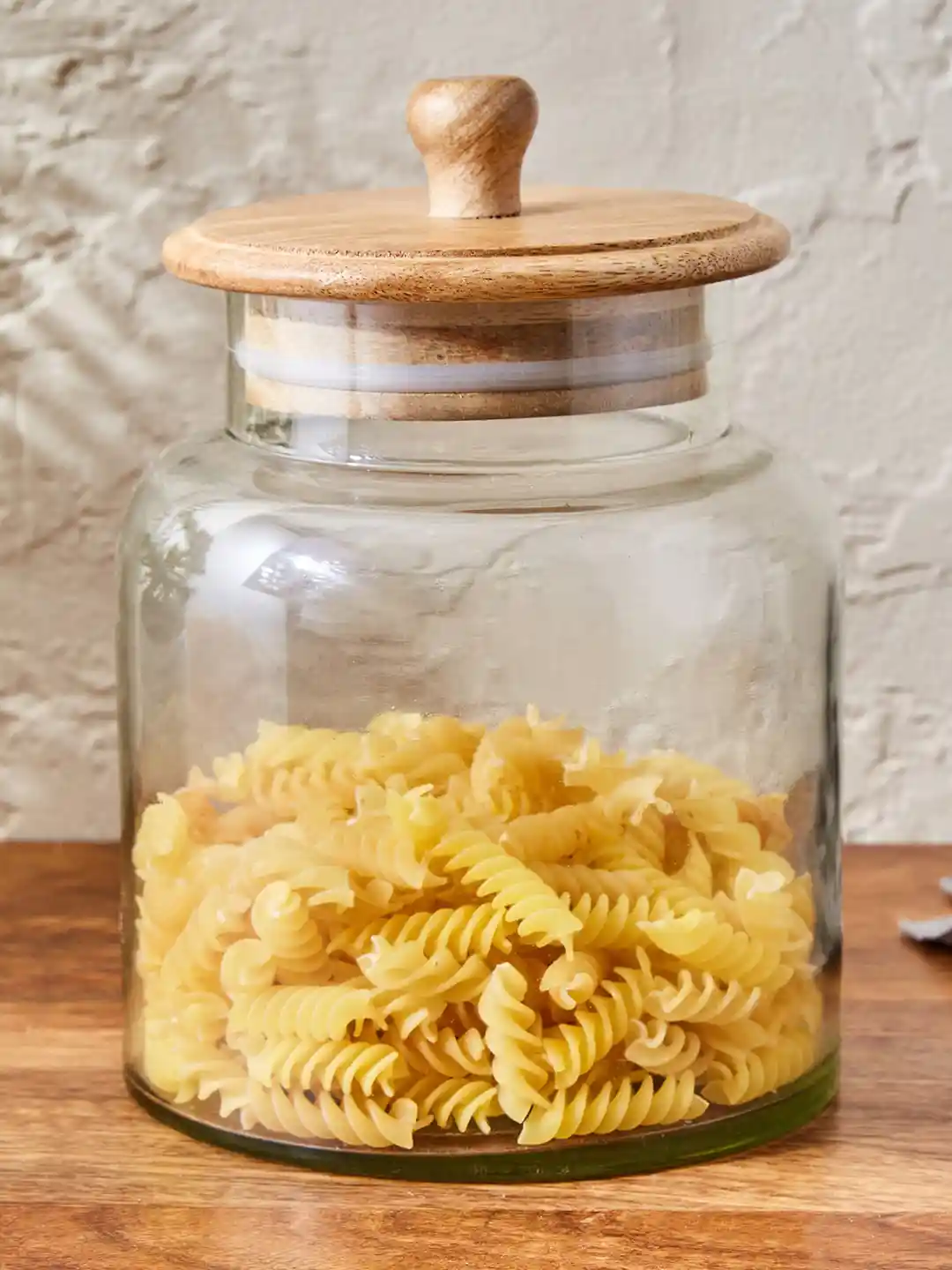 Buy Home Centre Mirage Verres Transparent Beige Glass Cookie Jar