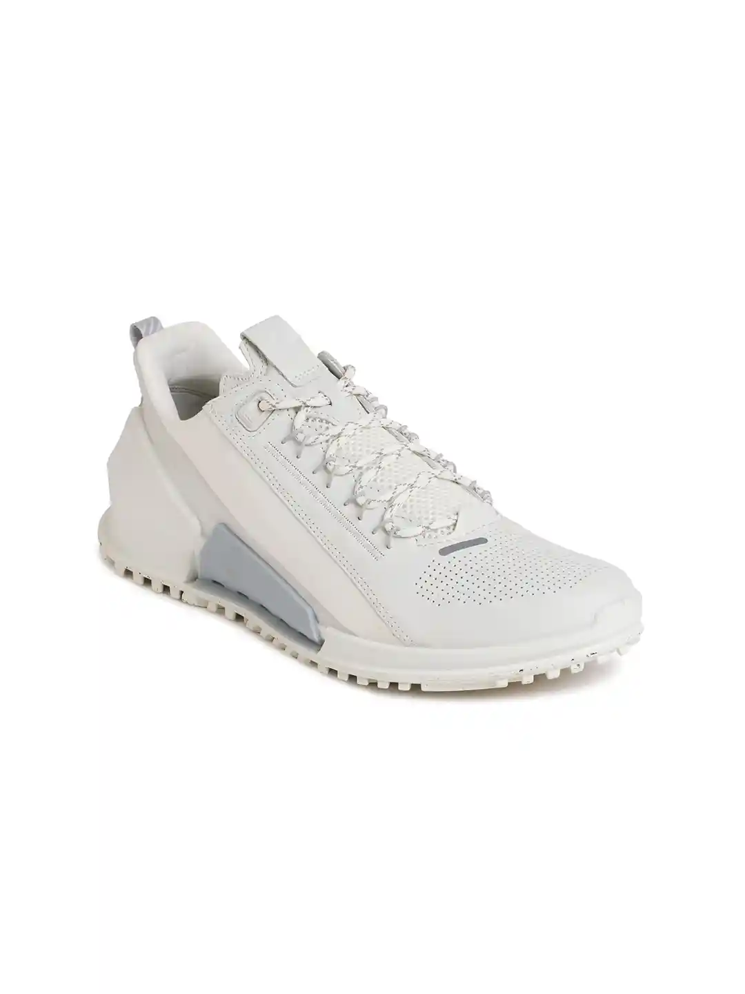 ECCO Womens Biom White Leather Regular Sneakers