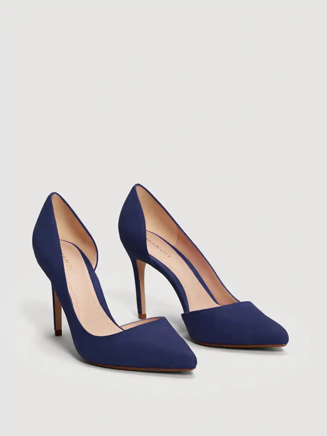 Buy MANGO Women Navy Solid Pumps Heels for Women 2393539 Myntra