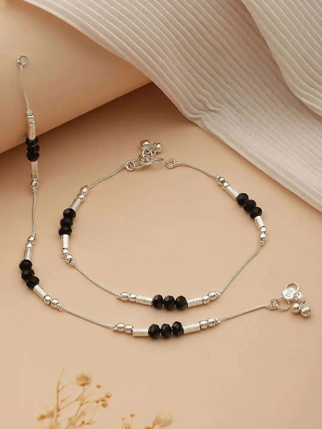 Buy Jazz and Sizzle Set Of Silver-Plated Crystal-Studded