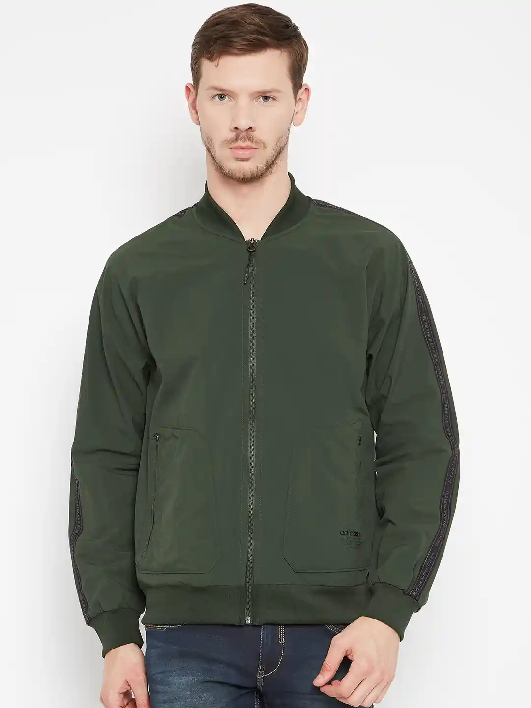 Buy ADIDAS Originals Men Olive Green NMD Bomber Jacket Jackets