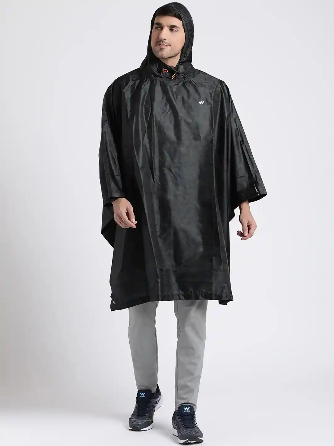 Buy Wildcraft Printed Hooded Poncho Style Rain Jacket Rain