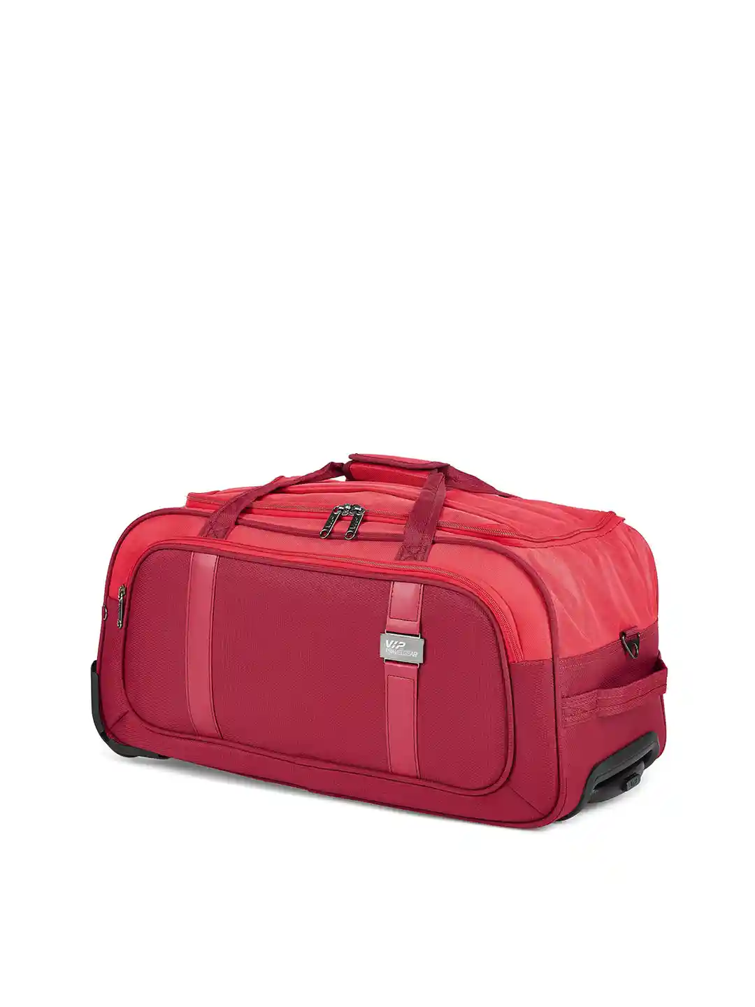 Buy VIP Maroon Soft Sided Duffle Trolley Bag Trolley Bag for