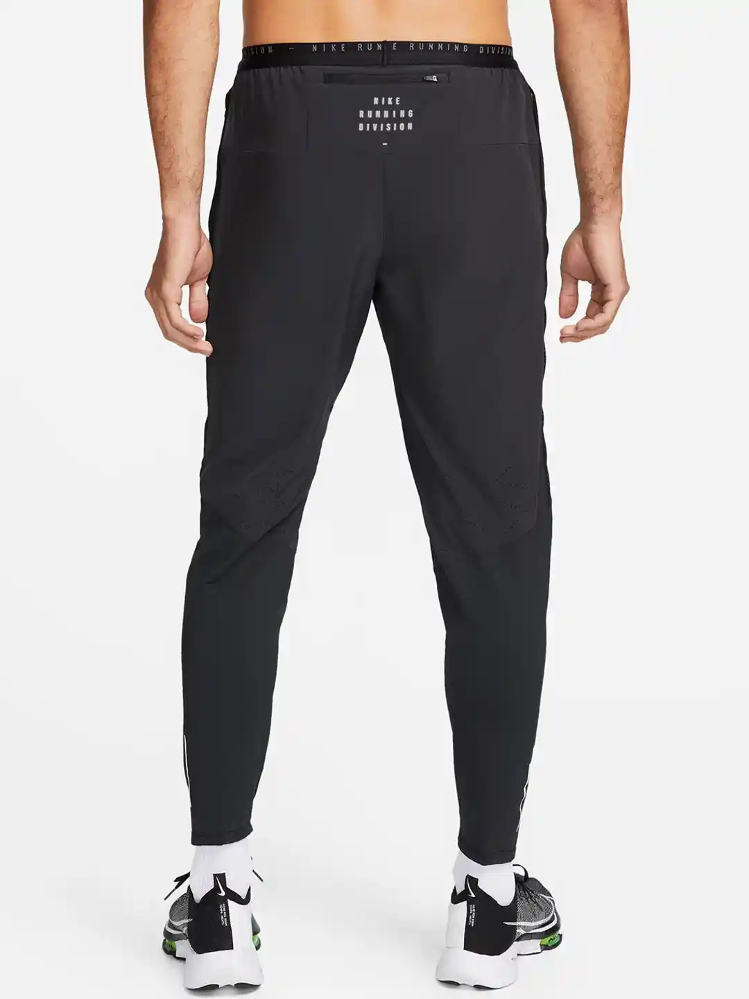 Buy Nike Men Black Dri-FIT Run Division Phenom Trackpants Track