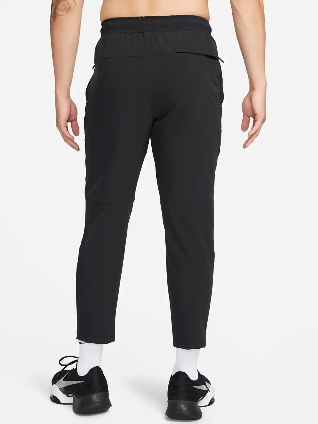 Nike Unlimited Nike Dri Fit Solid Black Track Pant Nike Unlimited