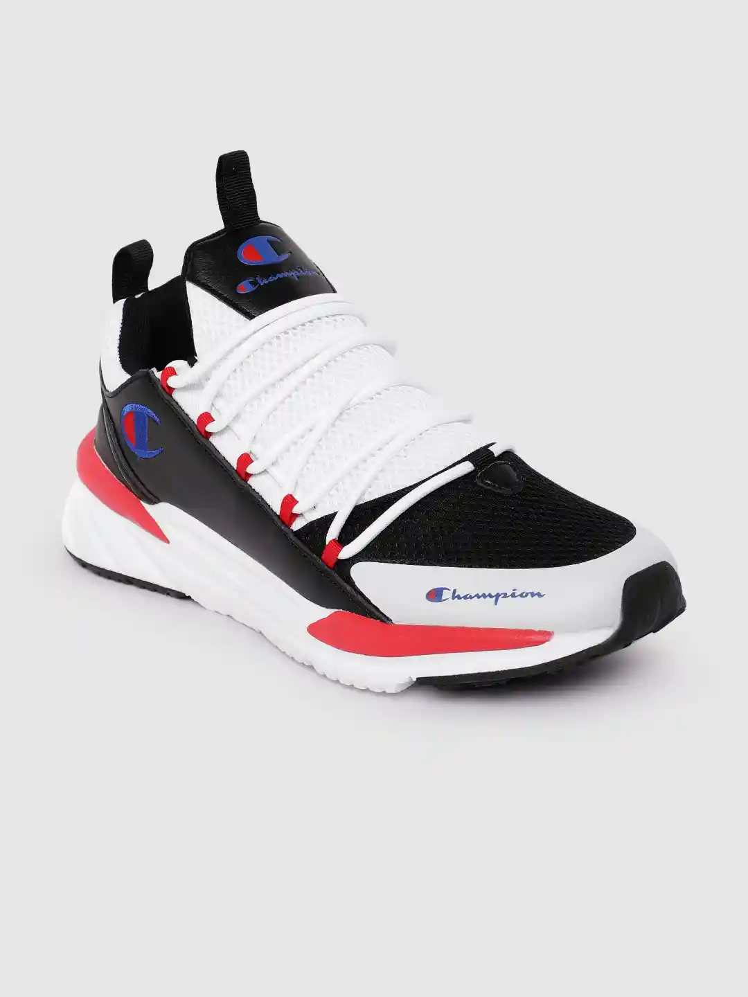 Men Red And Black Champion Shoes Champion Men Woven