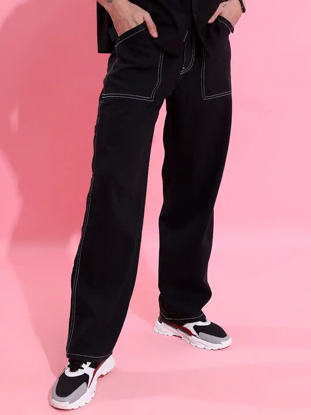 Arizalife Original Cargo Pants Cargo Jeans Men Black Jeans Forever