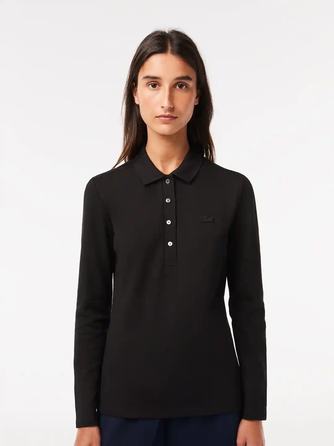 Buy Lacoste Slim Fit Polo Collar Long Sleeves T-shirt Tshirts