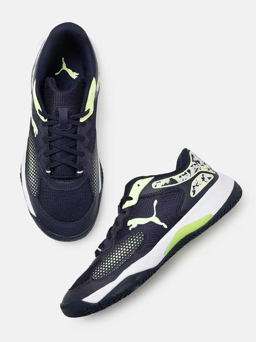 Buy Puma Solarsmash RCT Non-Marking Tennis Shoes - Sports Shoes for Unisex  24093540 | Myntra