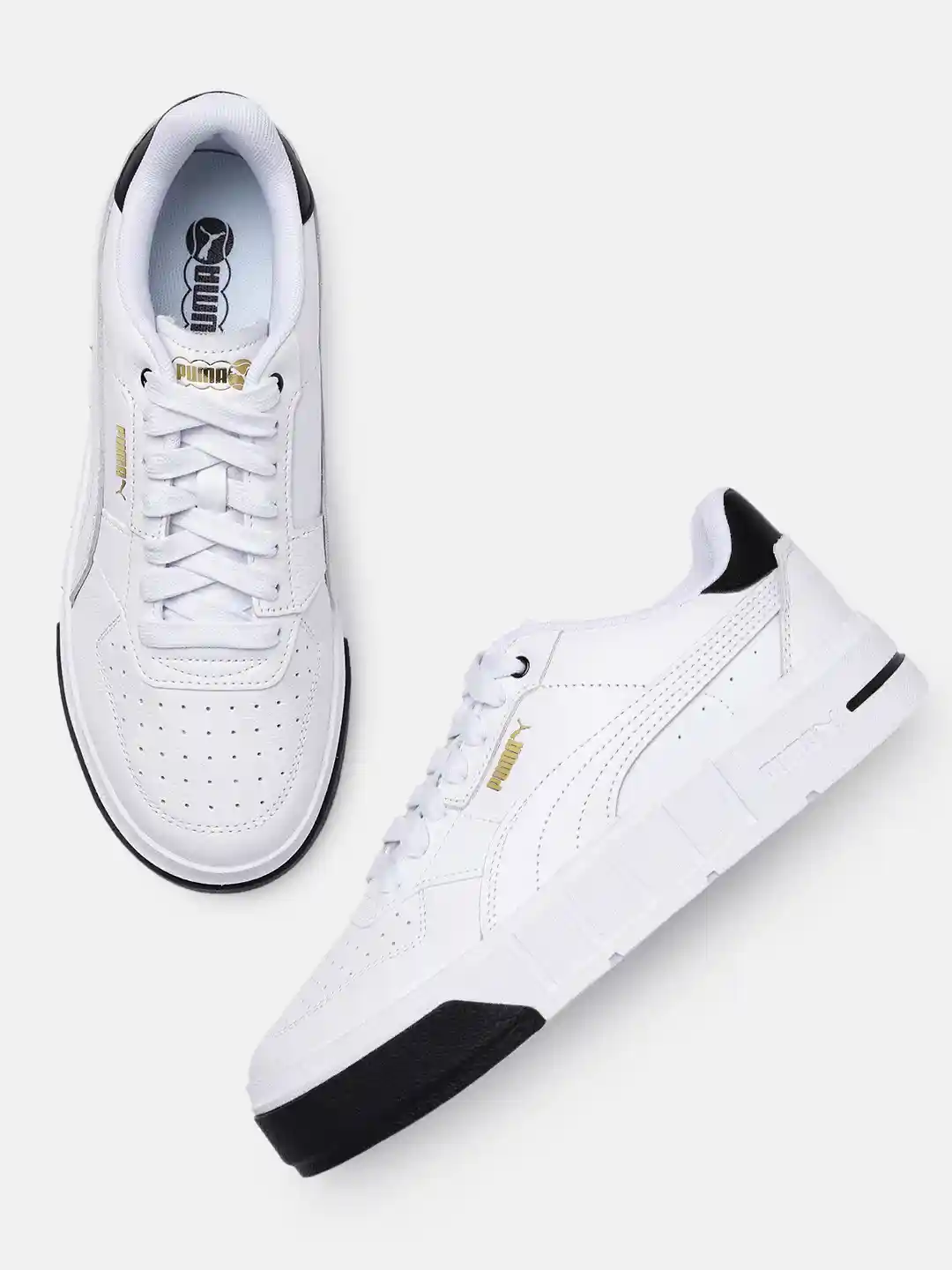 Buy Puma Women Perforated Leather Sneakers Casual Shoes for