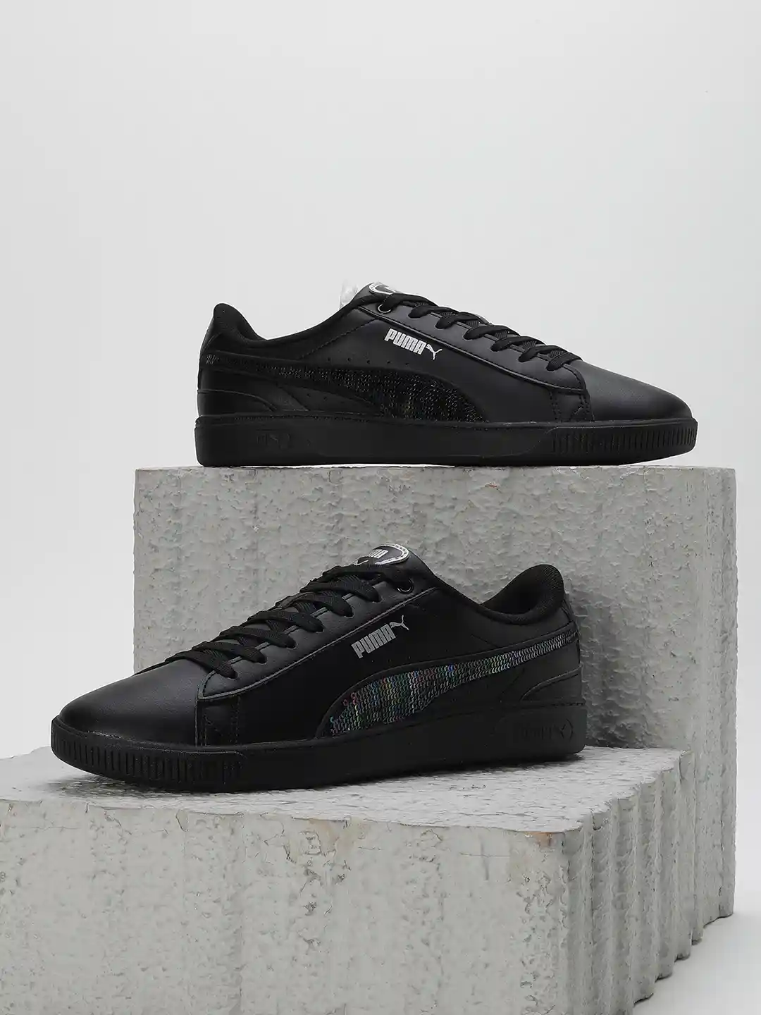 Buy Puma Women Vikky v3 Winter Wonderland Sneakers Casual Shoes - Main Image