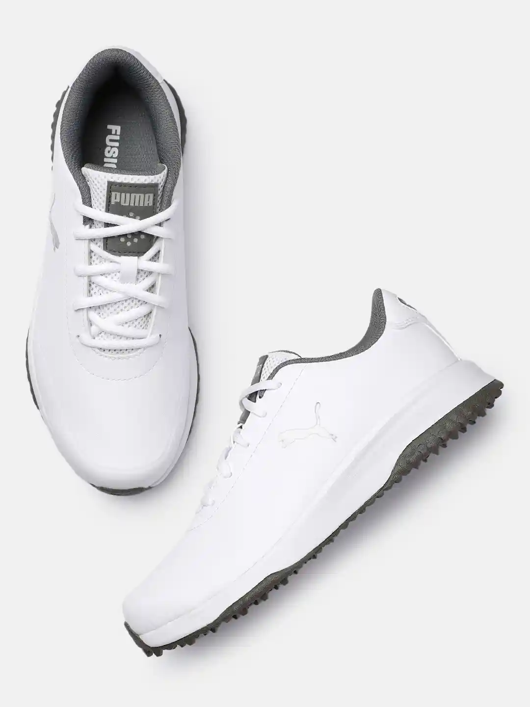 Buy Puma Men Solid Fusion Tech SL Golf Shoes Sports Shoes for