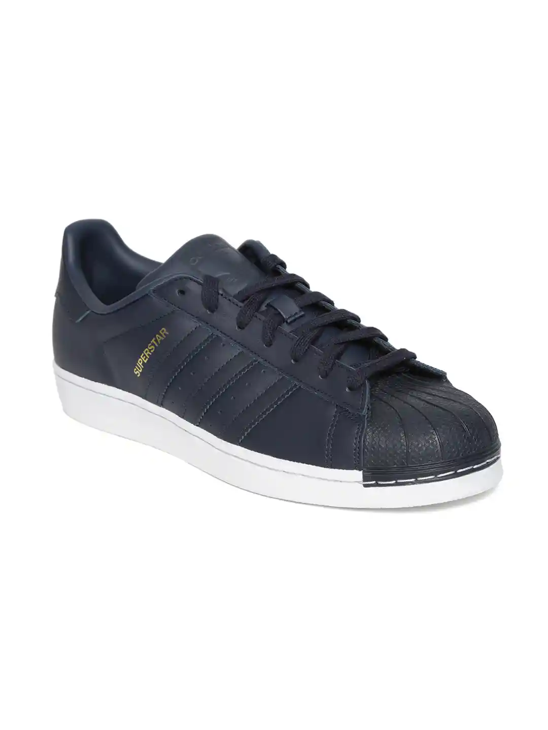 Buy ADIDAS Originals Men Navy Blue Superstar Sneakers Casual