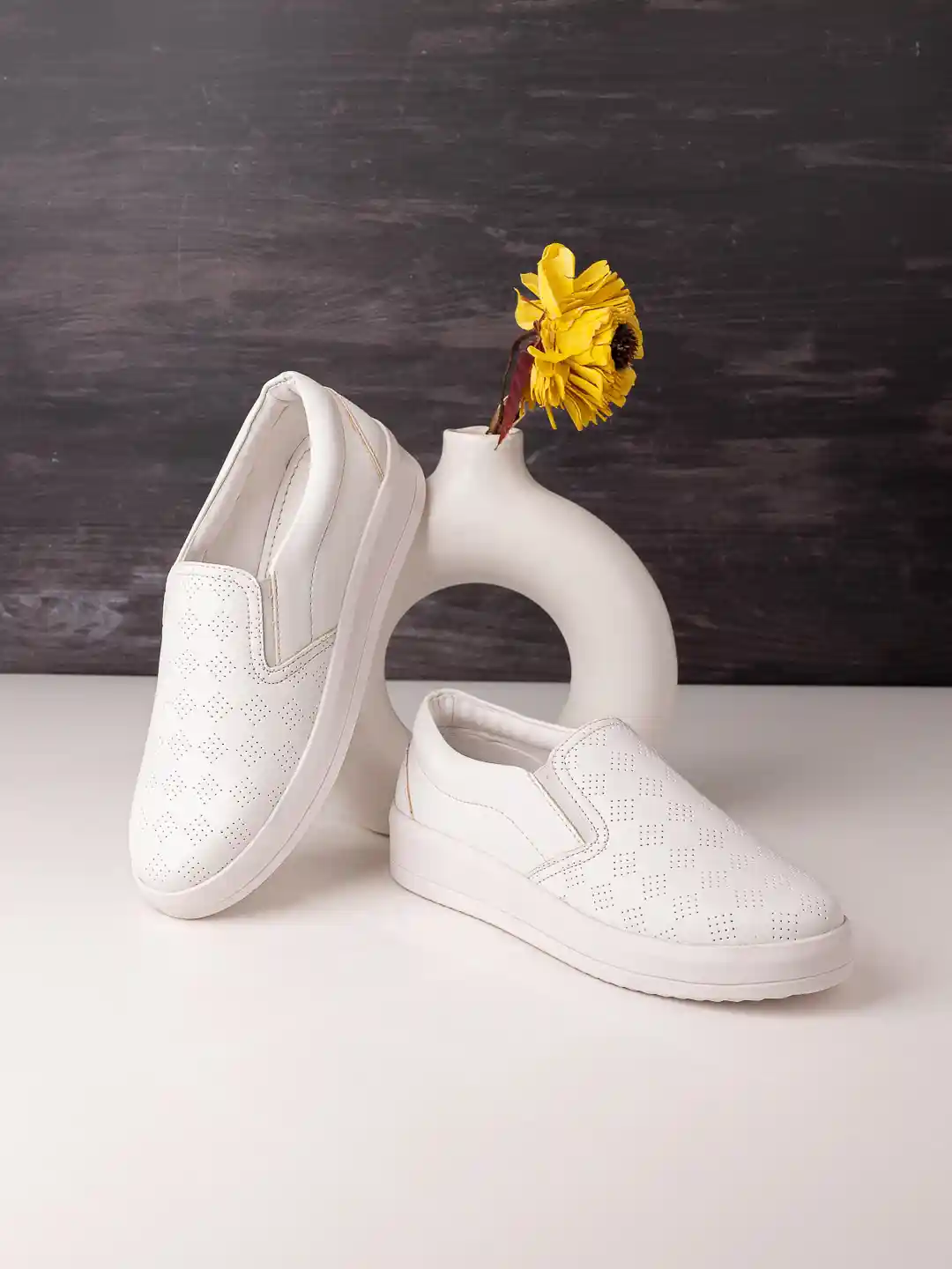 Buy DressBerry Women White Perforations Lightweight Comfort Insole