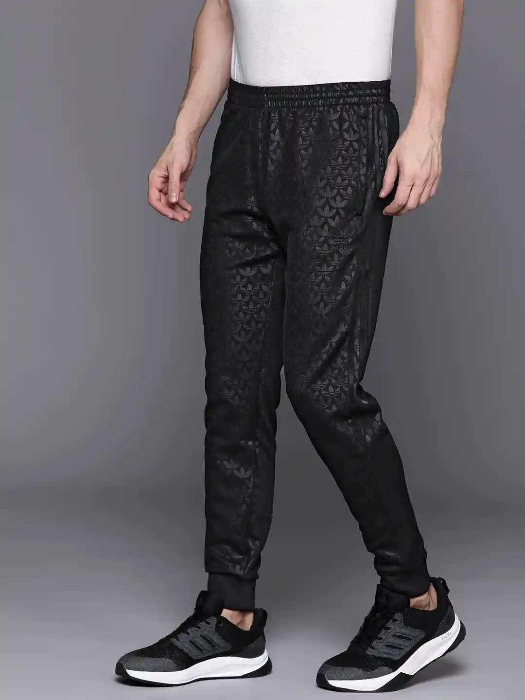 Buy ADIDAS Originals Men Graphics Monogram 3-Striped Joggers