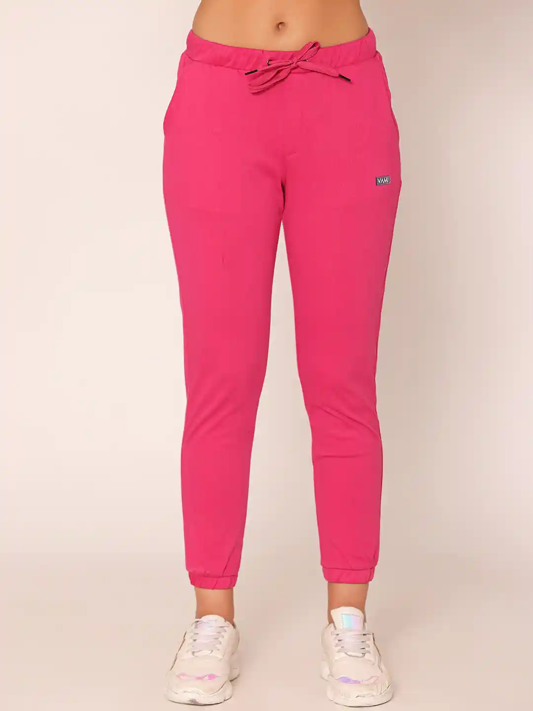 Bonjour Women Ankle Length Slim Fit Cotton Joggers