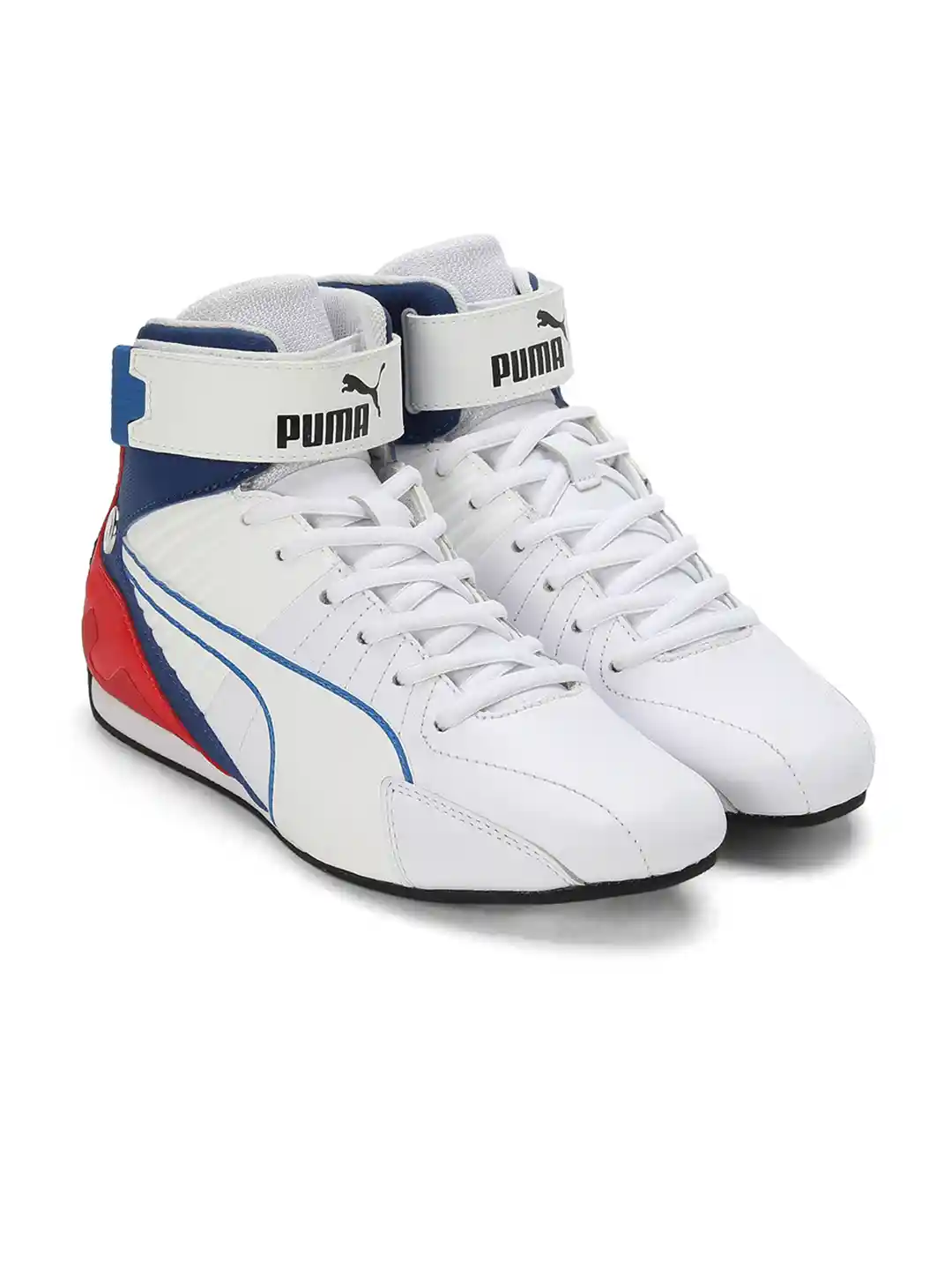 Bmw High Ankle Shoes Puma Bmw Ms Mid White Ankle High Sneakers New Arrivals