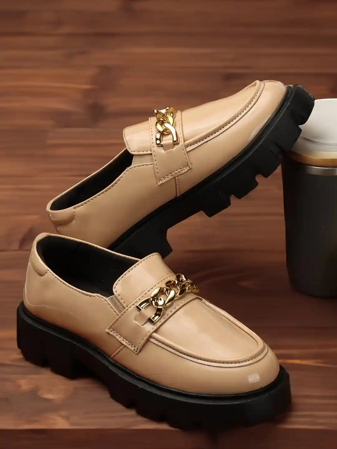 Loafers Cheap Gold Dress Shoes Men's Spiked Fashion Loafers In