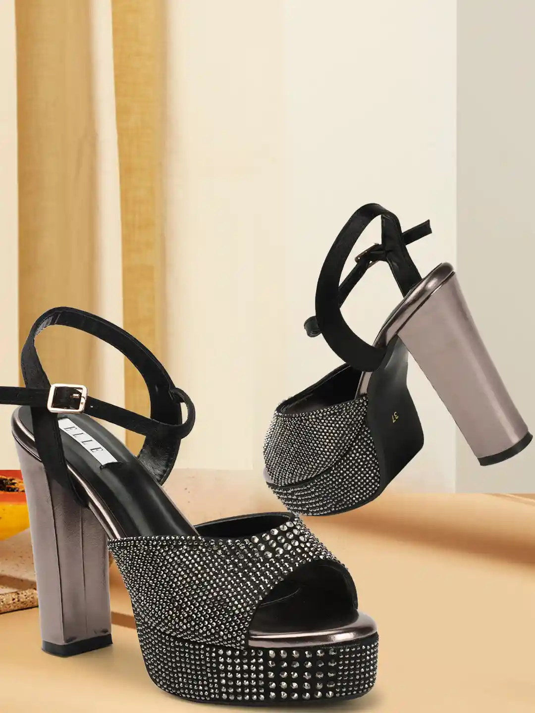 Platform Sandals High Heel Big Size Black Platform Thin Heel Super