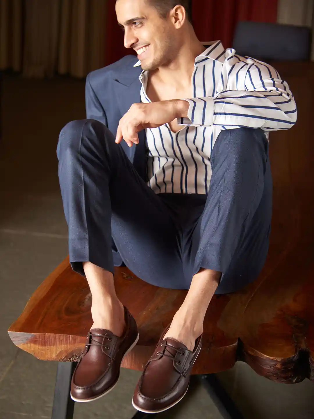 Buy Overdrive Men Leather Lightweight Boat Shoes Casual Shoes