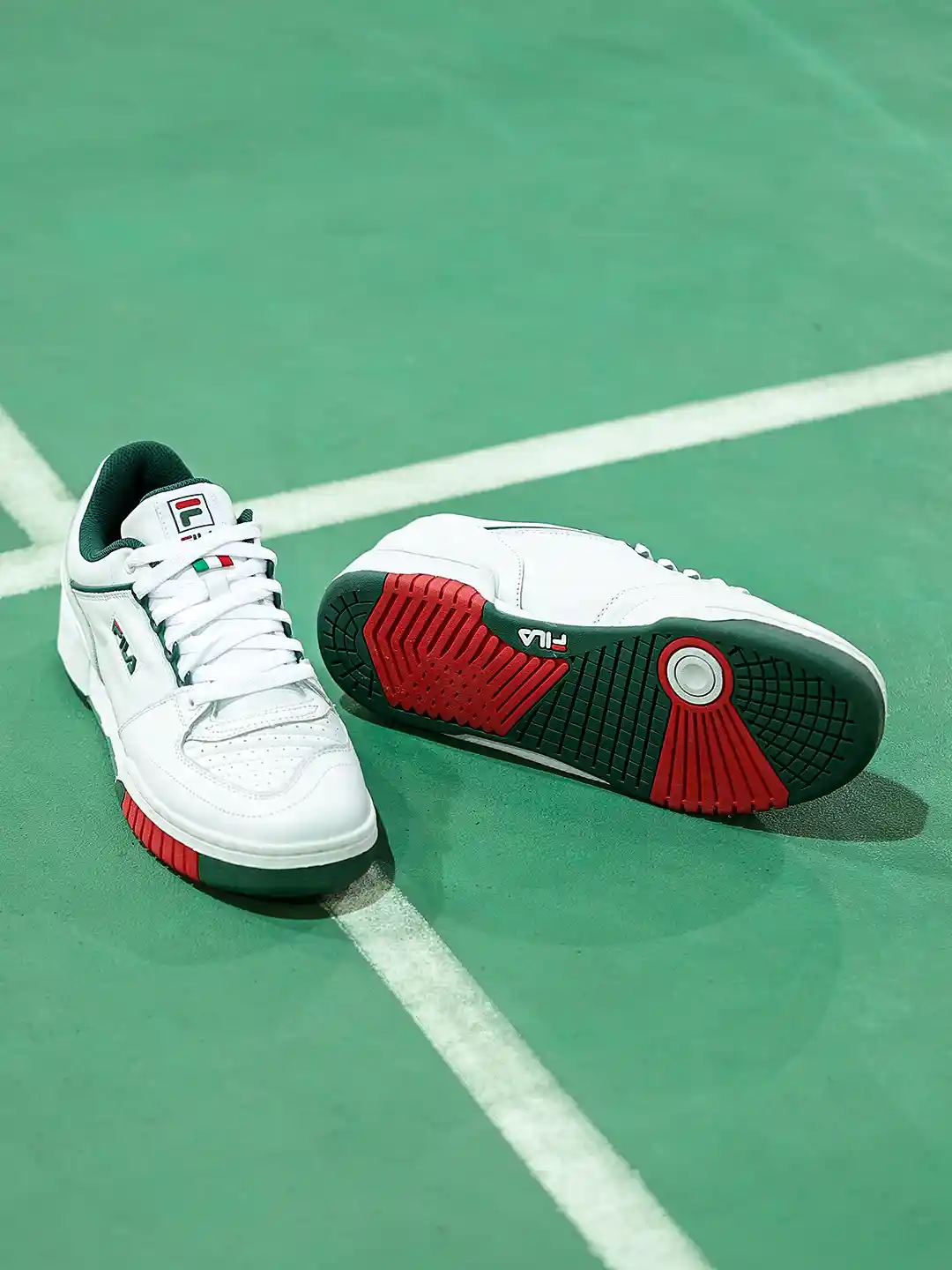 Buy FILA Men White Targa Leather Sneakers Casual Shoes for Men