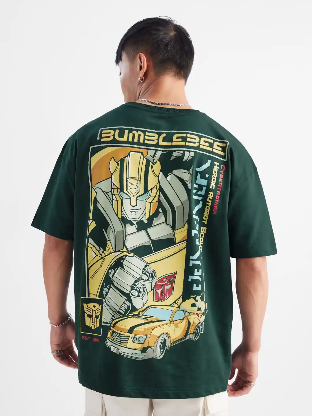 Mens Shirt Puma Transformers T Shirt The Souled Store Green