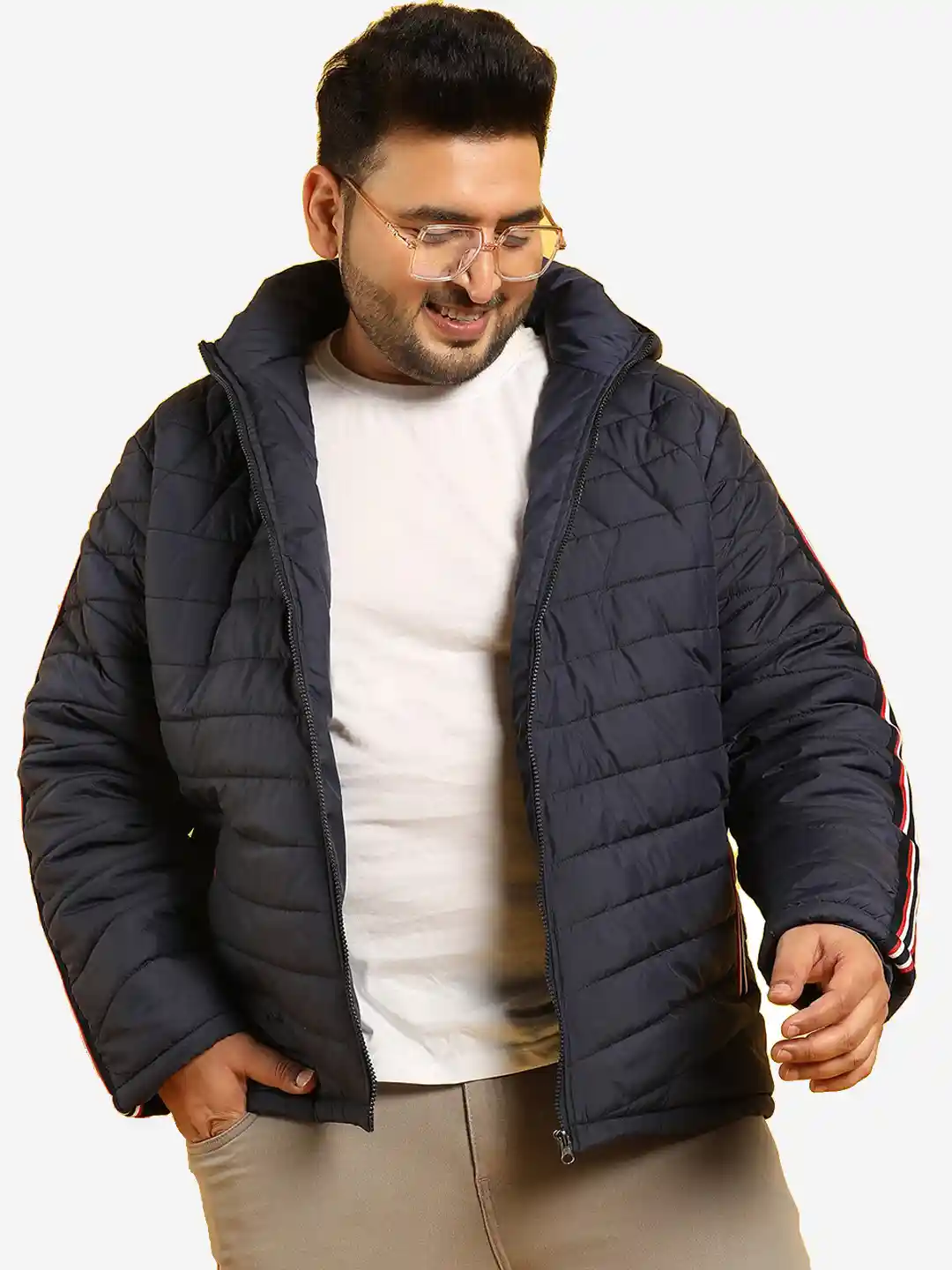 Buy Instafab Plus Size Windcheater Hooded Bomber Jacket Jackets