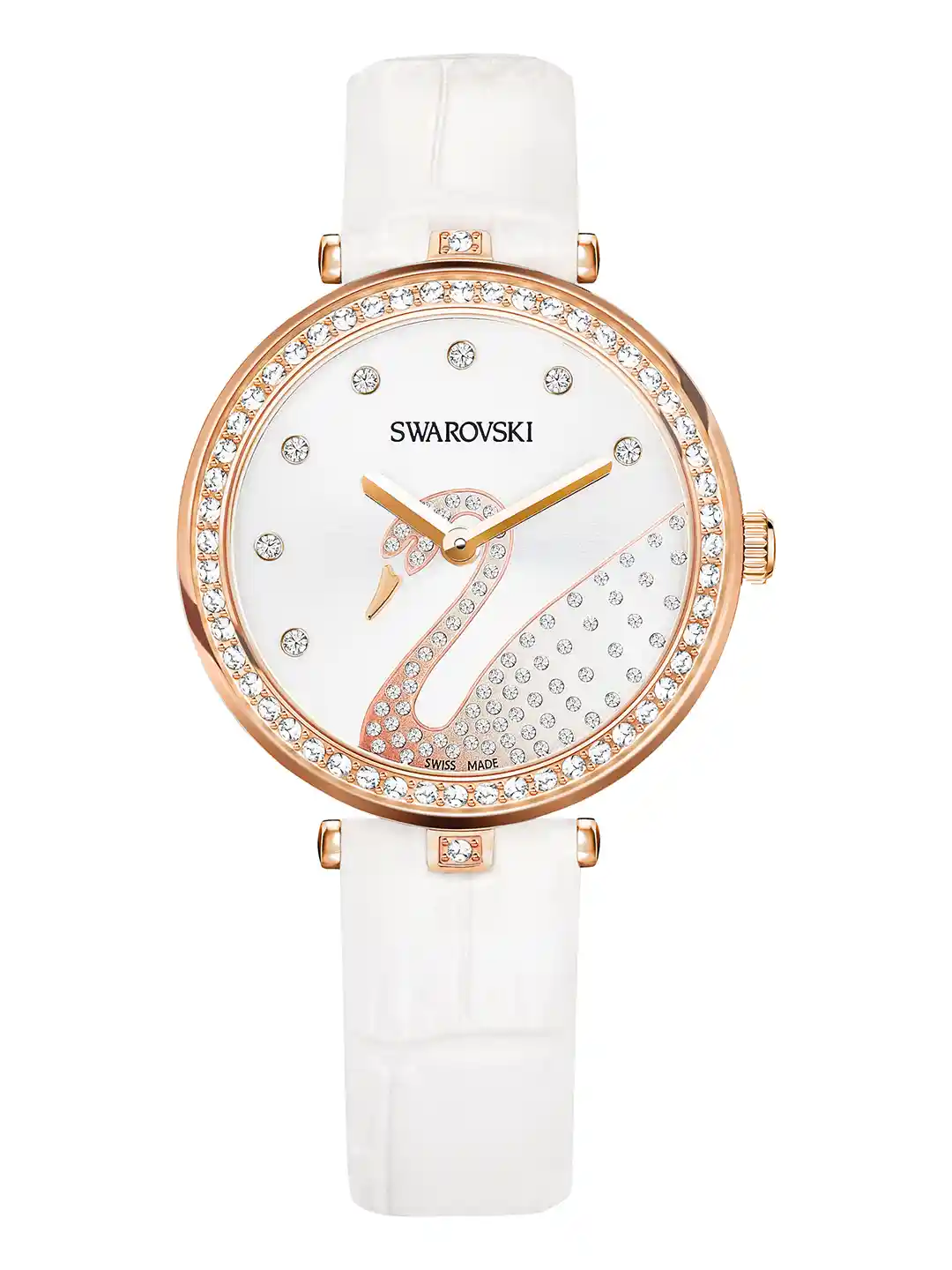 Buy SWAROVSKI Women Aila Dressy Lady Swan White Analogue Watch