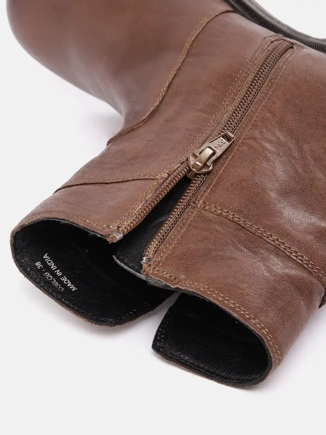 Buy Geox Women Solid D Catria Leather Ankle Boots Boots for