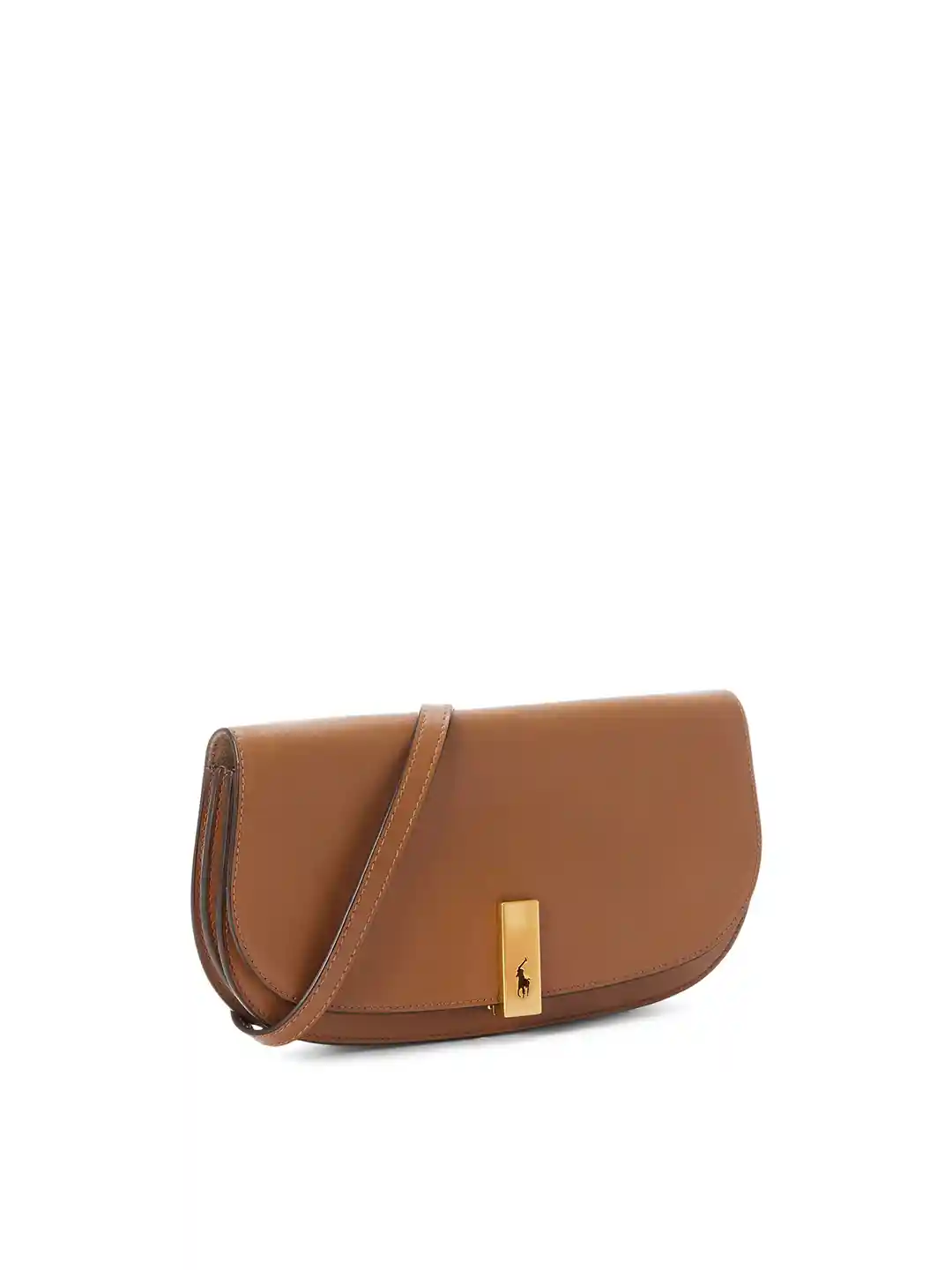 Buy Polo Ralph Lauren Half Moon Leather Sling Bag Handbags for