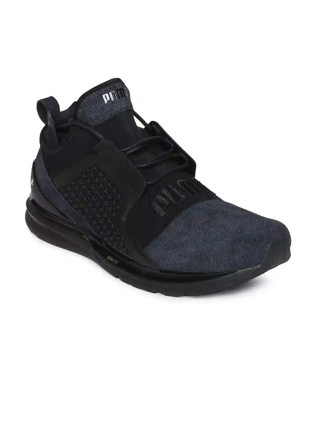 Buy Puma Men Black IGNITE Limitless Brushed Suede Sneakers - Casual Shoes  for Men 2429517 | Myntra